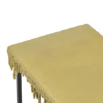 Κονσόλα Bulco χρυσό-μαύρο μέταλλο 80.5x28x72εκ - Image 5