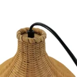 Φωτιστικό οροφής Axien Ε27 μπαμπού σε φυσική απόχρωση - Image 3