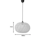 Φωτιστικό οροφής μονόφωτο Universe Ε27 φυσικό μπαμπού - Image 2