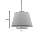 Φωτιστικό οροφής Torzo Ε27 μπαμπού σε φυσική απόχρωση - Image 2