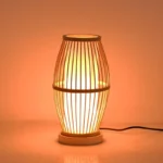 Επιτραπέζιο φωτιστικό Werek Ε27 μπαμπού σε φυσική απόχρωση - Image 3