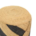 Σκαμπό Relous φυσικό-μαύρο 100% γιούτα Φ37x39εκ - Image 4