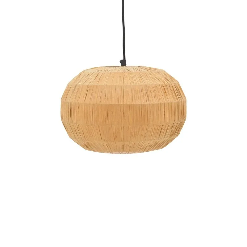 317-000013 Φωτιστικό οροφής Ozelia καφέ press papier-μέταλλο - Image 1