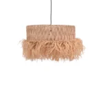 Φωτιστικό οροφής Annhele sisal σε φυσικό χρώμα