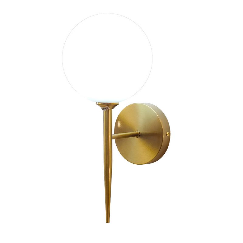 342-000118 Φωτιστικό τοίχου-απλίκα Kerlibin G9 μέταλλο χρυσο-λευκο - Image 1