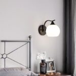 Φωτιστικό τοίχου-απλίκα Belinest E27 μέταλλο - γυαλί σε μαύρο-λευκό - Image 3