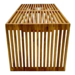 Τραπέζι σαλονιού Marlin teak ξύλο σε φυσική απόχρωση - Image 6