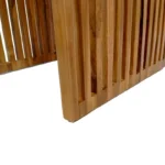 Βοηθητικό τραπέζι Saimon teak ξύλο σε φυσική απόχρωση - Image 3