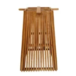 Βάση τραπεζιού μπαρ εσωτερικού χώρου Darius mindi ξύλο σε φυσική απόχρωση - Image 5