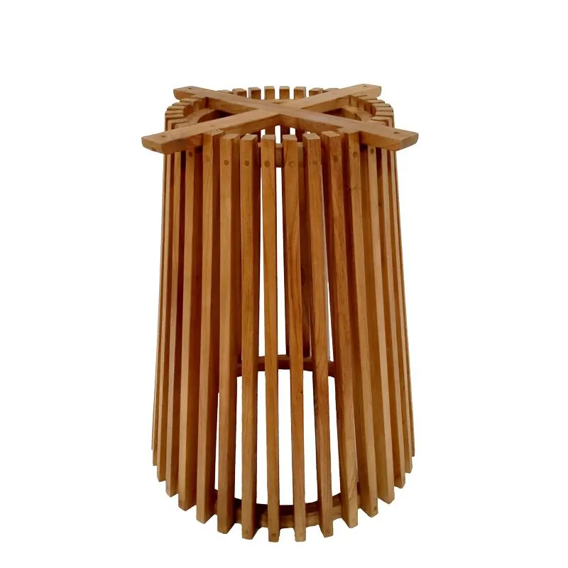 343-000032 Βάση τραπεζιού εσωτερικού χώρου Galy mindi ξύλο σε φυσική απόχρωση - Image 1