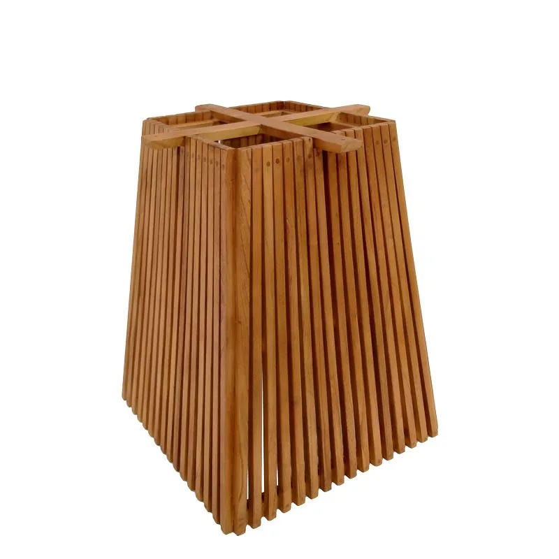 343-000033 Βάση τραπεζιού εσωτερικού χώρου Darius mindi ξύλο σε φυσική απόχρωση - Image 1