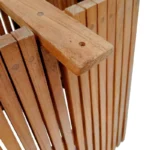 Βάση τραπεζιού εσωτερικού χώρου Darius mindi ξύλο σε φυσική απόχρωση - Image 4