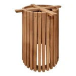 Βάση τραπεζιού εσωτερικού χώρου Galy I mindi ξύλο σε φυσική απόχρωση