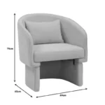 Πολυθρόνα Playmob ύφασμα σε μπεζ απόχρωση - Image 11