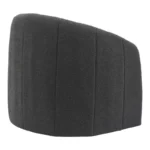 Πολυθρόνα Fassy μπουκλέ ύφασμα σε ανθρακί απόχρωση - Image 4