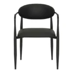 Πολυθρόνα Kalone pu σε μαύρη απόχρωση 56x55x78εκ - Image 4