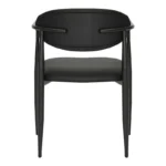 Πολυθρόνα Kalone pu σε μαύρη απόχρωση 56x55x78εκ - Image 5