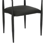 Πολυθρόνα Kalone pu σε μαύρη απόχρωση 56x55x78εκ - Image 7