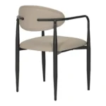 Πολυθρόνα Kalone pu σε γκρι-μπεζ απόχρωση 56x55x78εκ - Image 3