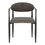 Πολυθρόνα Kalone ύφασμα σε ανθρακί απόχρωση 56x55x78εκ - Image 5