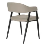 Πολυθρόνα Sezan pu σε γκρι-μπεζ απόχρωση 56x55x78εκ - Image 4