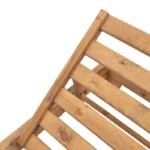 Ξαπλώστρα Zalka L1 σε καρυδί απόχρωση - Image 4