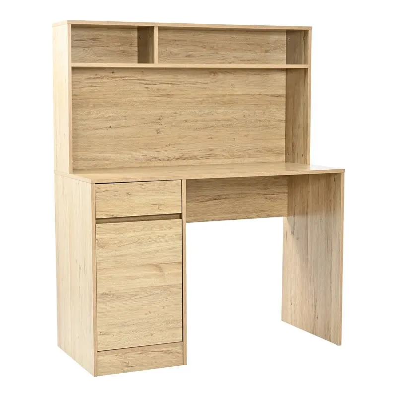 375-000010 Γραφείο εργασίας Secreta με ράφι σε oak απόχρωση - Image 1