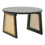 Τραπέζι Tamarind ξύλο mango-φυσικό rattan σε μαύρη απόχρωση - Image 6