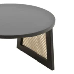 Τραπέζι Tamarind ξύλο mango-φυσικό rattan σε μαύρη απόχρωση - Image 2