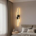 Φωτιστικό τοίχου-απλίκα Derqia led μέταλλο σε μαύρη απόχρωση - Image 2