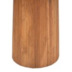 Τραπέζι Tully μασίφ ξύλο ακακίας σε φυσική απόχρωση Φ120x75εκ - Image 4