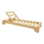 Ξαπλώστρα Fendy ξύλο ελάτου σε φυσική απόχρωση