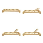 Ξαπλώστρα Fendy ξύλο ελάτου σε φυσική απόχρωση - Image 4