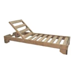 Ξαπλώστρα Fendy ξύλο ελάτου σε καρυδί απόχρωση