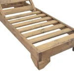 Ξαπλώστρα Fendy ξύλο ελάτου σε καρυδί απόχρωση - Image 3