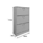 Παπουτσοθήκη Savaz σε oak-ανθρακί απόχρωση - Image 5