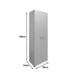 Παπουτσοθήκη-Ντουλάπα Racka σε ανθρακί απόχρωση - Image 5