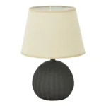 Επιτραπέζιο φωτιστικό Melanie Ε14 κεραμικό σε μαύρο- μπεζ απόχρωση