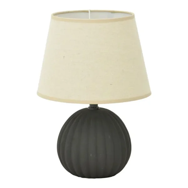 Επιτραπέζιο φωτιστικό Melanie Ε14 κεραμικό σε μαύρο- μπεζ απόχρωση