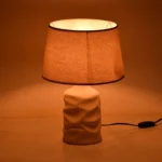 Επιτραπέζιο φωτιστικό Wabbi Ε27 κεραμικό σε μπεζ απόχρωση - Image 2