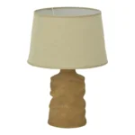 Επιτραπέζιο φωτιστικό Wabbi Ε27 κεραμικό σε γκρι antique -μπεζ απόχρωση