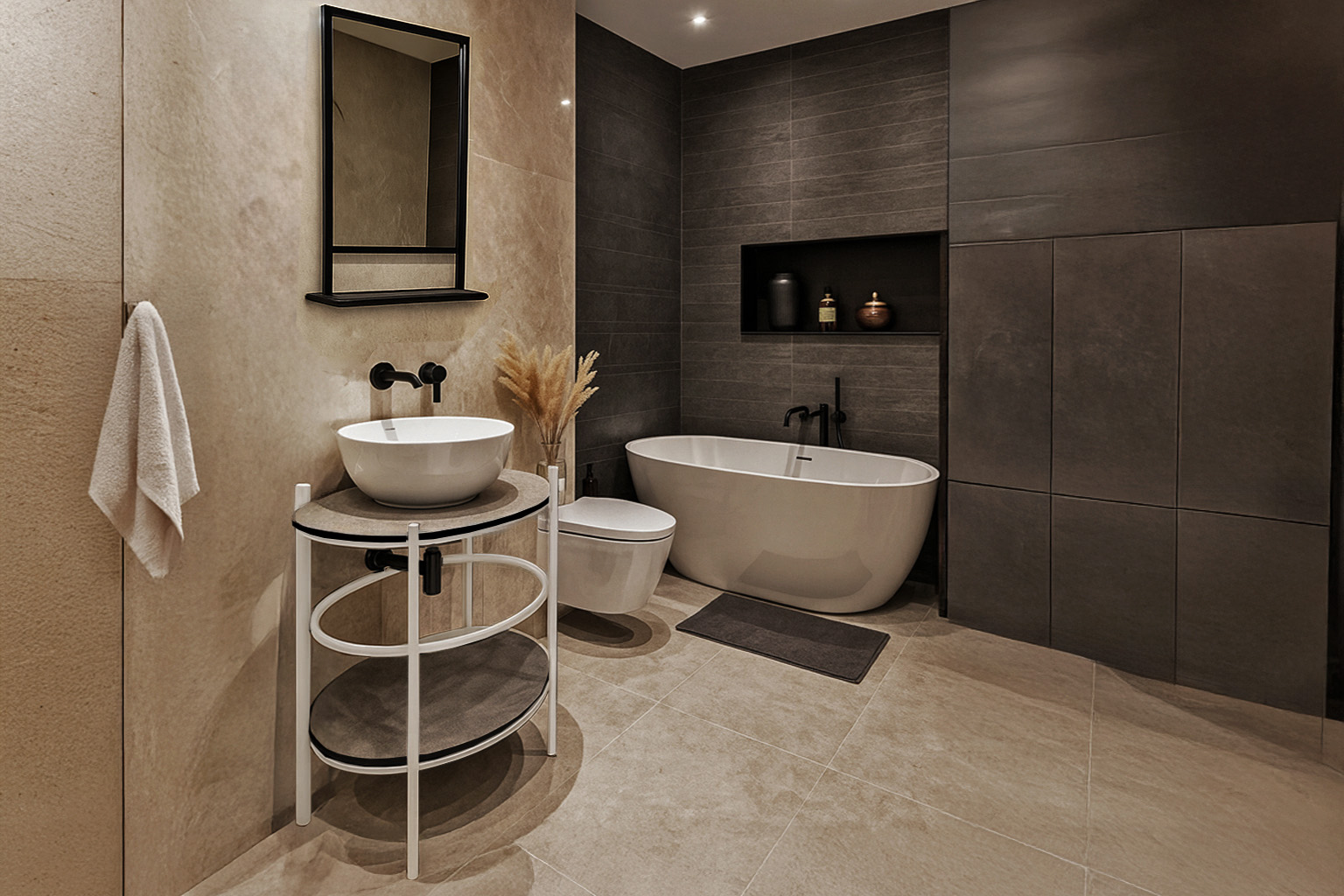 5099 Copperfield ΕΠΙΠΛΟ ΜΠΑΝΙΟΥ FLEX 5099 Copperfield ΣΕ ΟΒΑΛ - Image 1