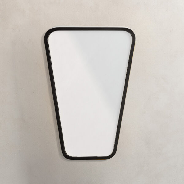 Minimal  Καθρέφτης Verlo50 Γεωμετρικός με Μαύρη Κορνίζα