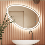 Καθρέφτης Olive 55x80 , επιλογή φως TRIMODE-LED, On/Off αφής , ρύθμιση έντασης , αποθαμβωτής