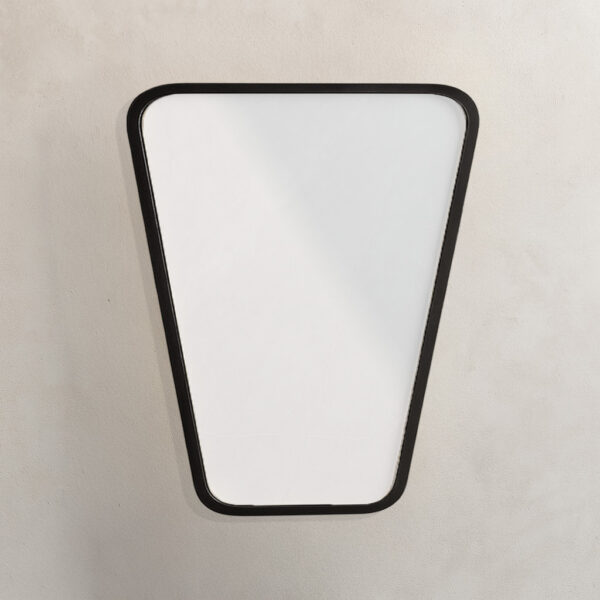 Minimal  Καθρέφτης Verlo70 Γεωμετρικός με Μαύρη Κορνίζα