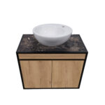 ΕΠΙΠΛΟ ΜΠΑΝΙΟΥ K529 RIGHELLO 70 cm ΣΕ ΦΥΣΙΚΗ ΑΠΟΧΡΩΣΗ ΞΥΛΟΥ - Image 2