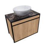 ΕΠΙΠΛΟ ΜΠΑΝΙΟΥ K529 RIGHELLO 70 cm ΣΕ ΦΥΣΙΚΗ ΑΠΟΧΡΩΣΗ ΞΥΛΟΥ - Image 3