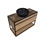 ΕΠΙΠΛΟ ΜΠΑΝΙΟΥ K529 CARTESIO 90 cm ΣΕ ΦΥΣΙΚΗ ΑΠΟΧΡΩΣΗ ΞΥΛΟΥ - Image 2