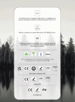 Καθρέφτης Hera Antrachite 80x70cm, επιλογή φως TRIMODE-LED, On/Off αφής, ρύθμιση έντασης, αποθαμβωτής. - Image 4