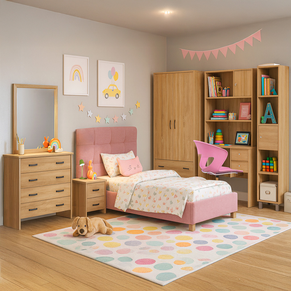 All 64 Κομοδίνο Blush Με Επιφάνεια Σε Λάτε Απόχρωση - Image 1